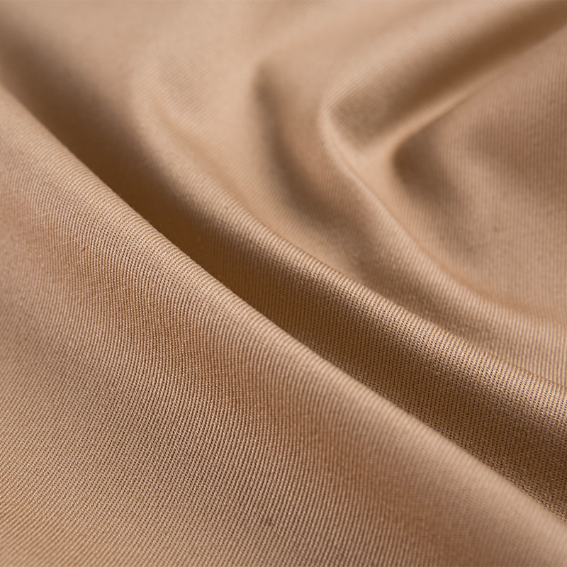 Tela de sarga de spandex de algodón resistente al viento y repelente al agua para chaquetas