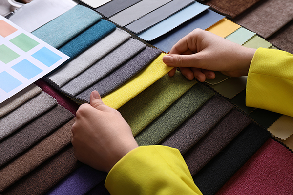 Feria de tejidos de moda rusa